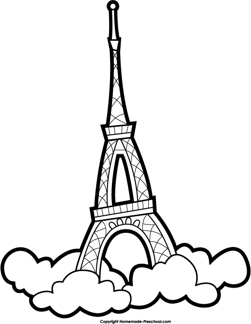 518x668 Tower Clipart Drawing