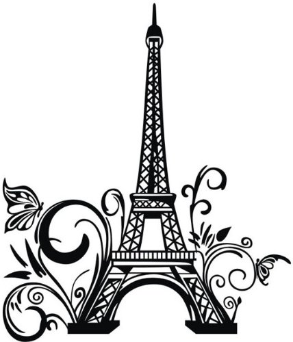Eiffel Tower Drawing For Kids