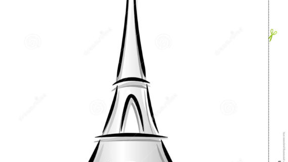 570x320 Simple Drawing Of Eiffel Tower How To Draw The Eiffel Tower