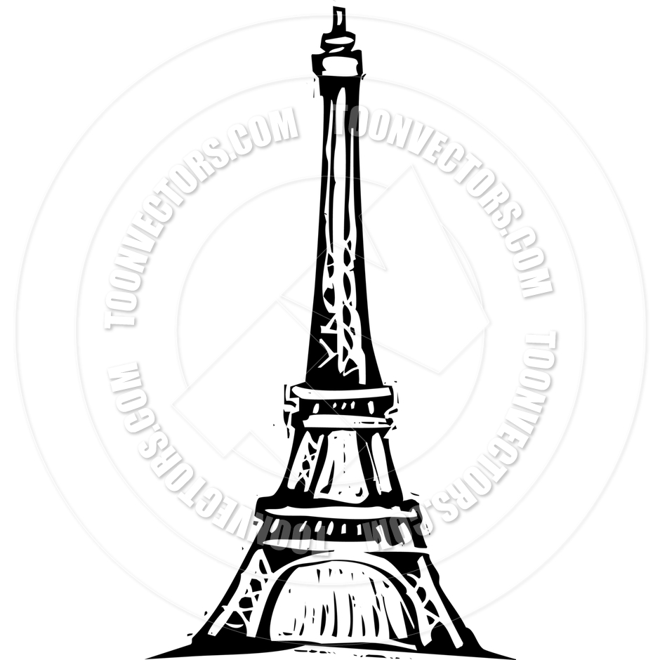 940x940 Eiffel Tower By Xochicalco Toon Vectors Eps
