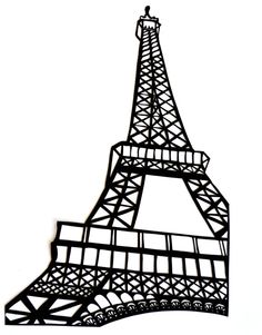 236x301 Drawn Eiffel Tower Silhouette