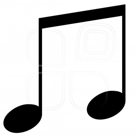 450x450 Eighth Note, A Double On A. Clipart Panda