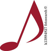 167x179 Eighth Note Clip Art Eps Images. 572 Eighth Note Clipart Vector