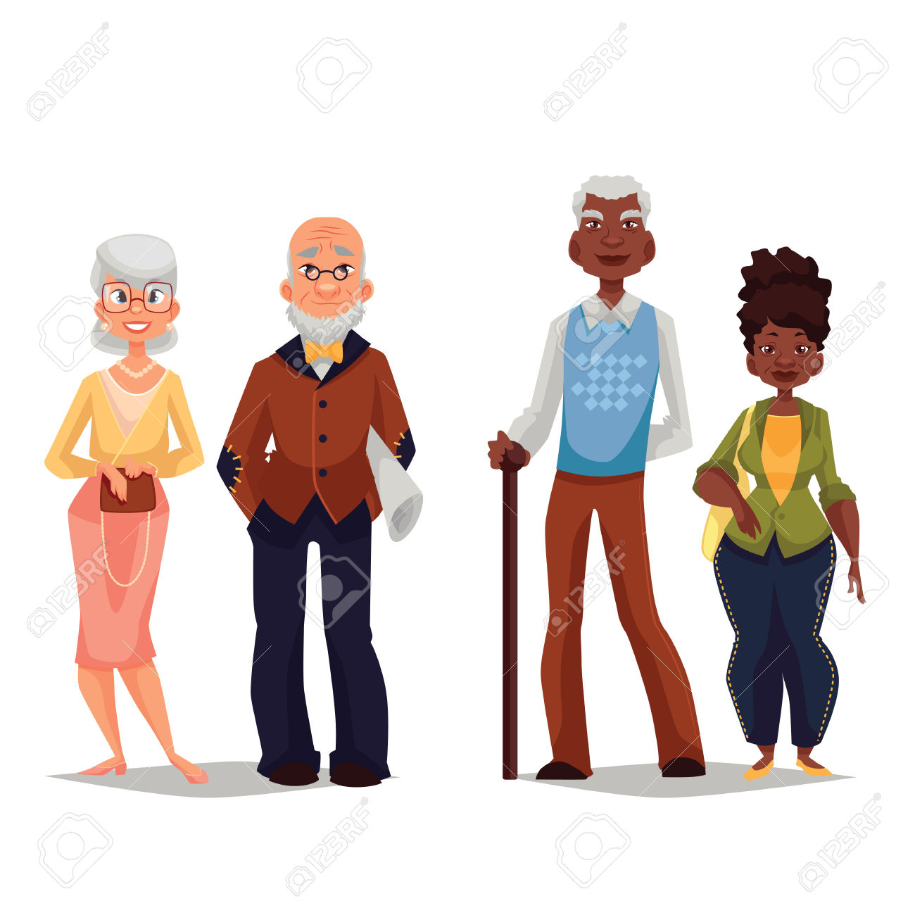 1300x1300 Couple Clipart Old Age