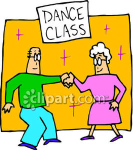266x300 Elderly Couple Dancing Together While Taking A Class Royalty Free