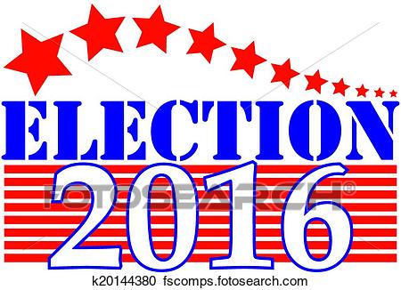 450x326 Clipart Of Election 2016 Graphic K20144380