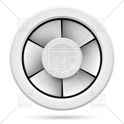 400x400 Electric Fan (Domestic Ventilator) Royalty Free Vector Clip Art
