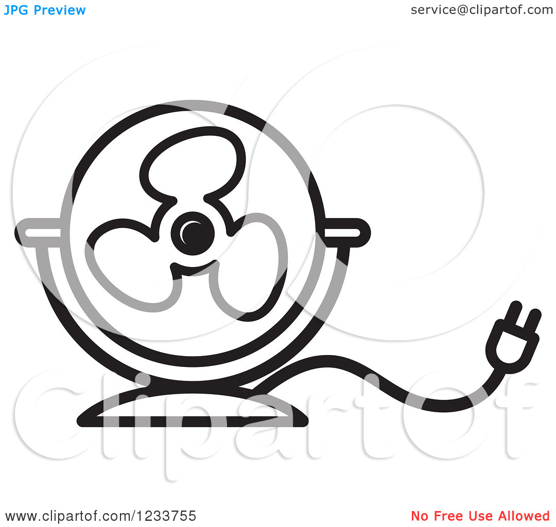 1080x1024 Fan Black And White Clipart