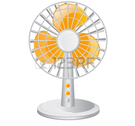 450x421 Vector Illustration Of Electric Fan Royalty Free Cliparts, Vectors