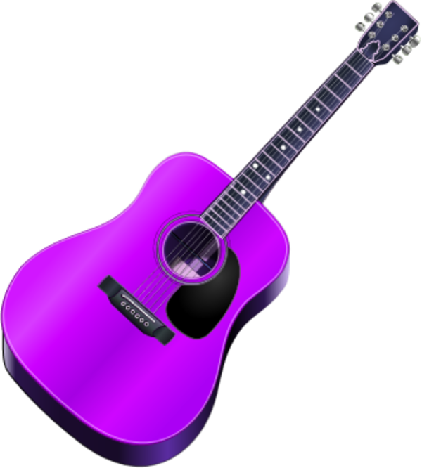 600x666 Guitar Vector Clip Art