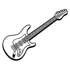 230x230 Top 25 Free Printable Guitar Coloring Pages Online