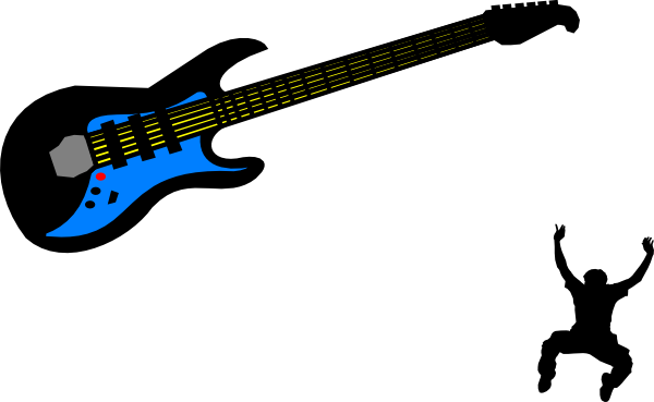 600x369 Electric Guitar Clip Art
