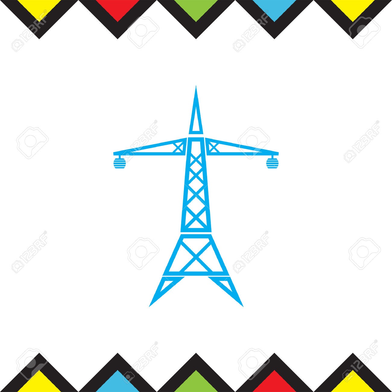 1300x1300 Power Line Clipart Electric Tower