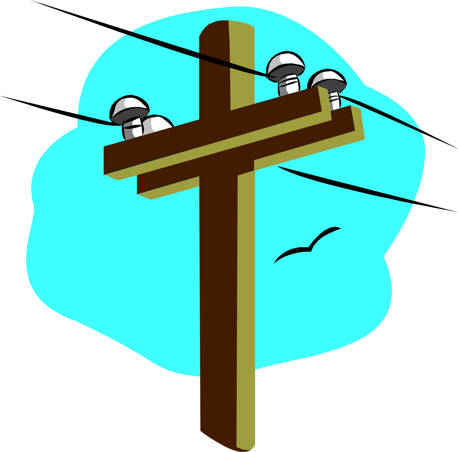 1500x1480 Electrical Clipart Electricity Post