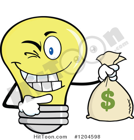 450x470 Electricity Clipart Money