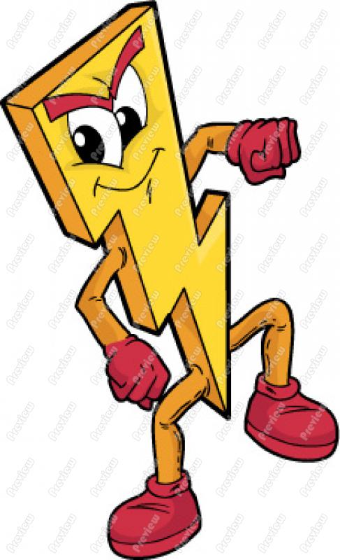 487x800 Lightning Bolt Clip Art