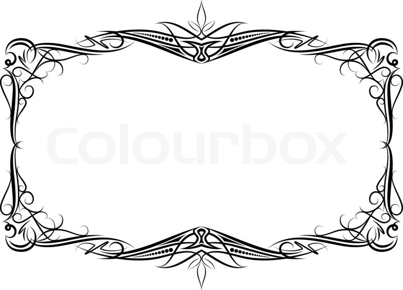 800x577 Elegant Decorative Frame Stock Photo Colourbox