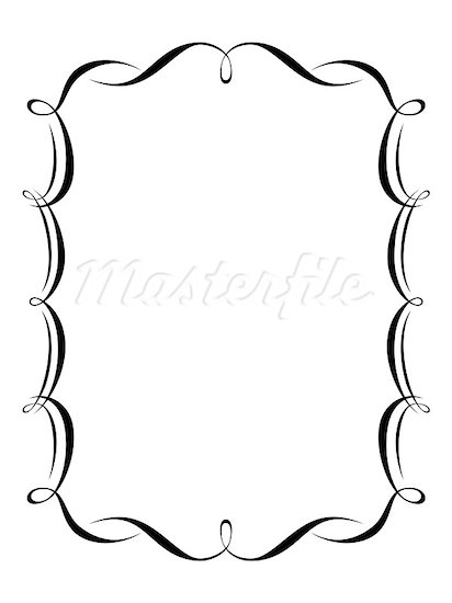 412x550 Elegant Frame Clip Art