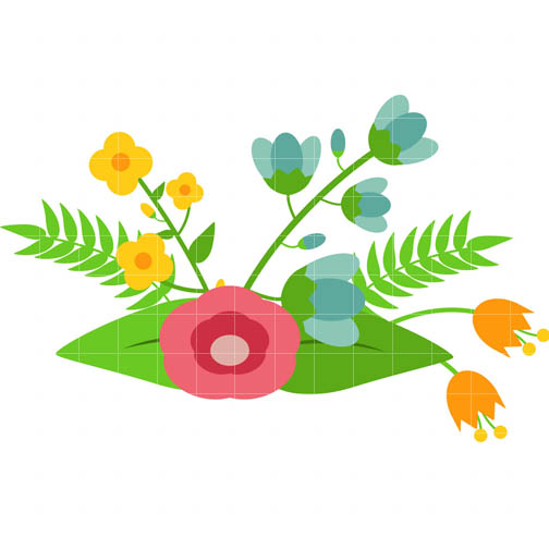 504x504 Elegant Flower Clipart