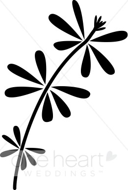 261x388 Retro Flower Clipart Elegant Wedding Flower Sketches