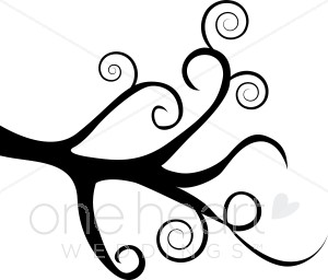 300x256 Stylized Tree Clipart Elegant Wedding Flower Sketches