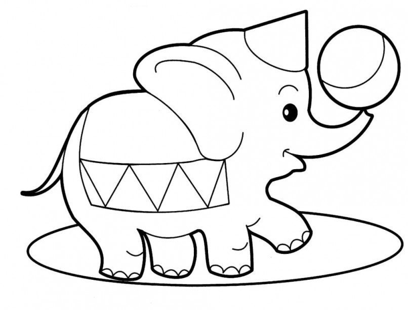 806x614 Elephant Line Art Free Download Clip Art Free Clip Art