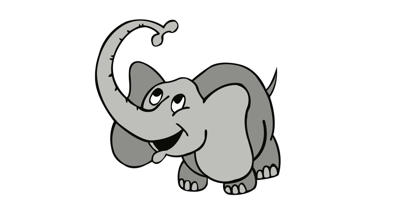 1280x720 How To Draw An Elephant.