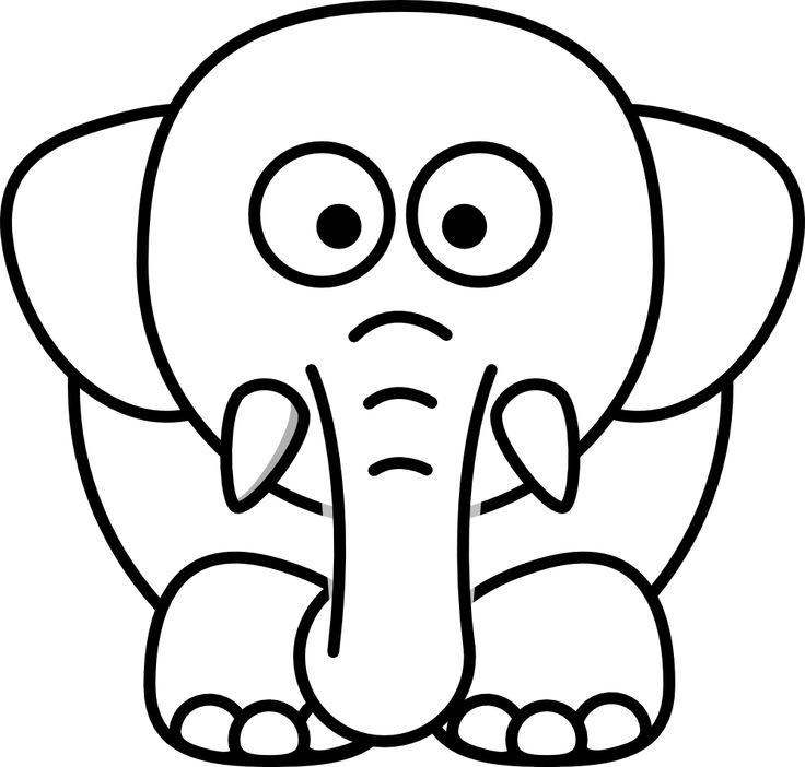 736x702 Cartoon Clipart Black And White