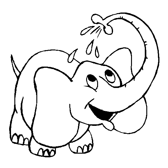 550x550 Drawn Elephant Outline Drawing