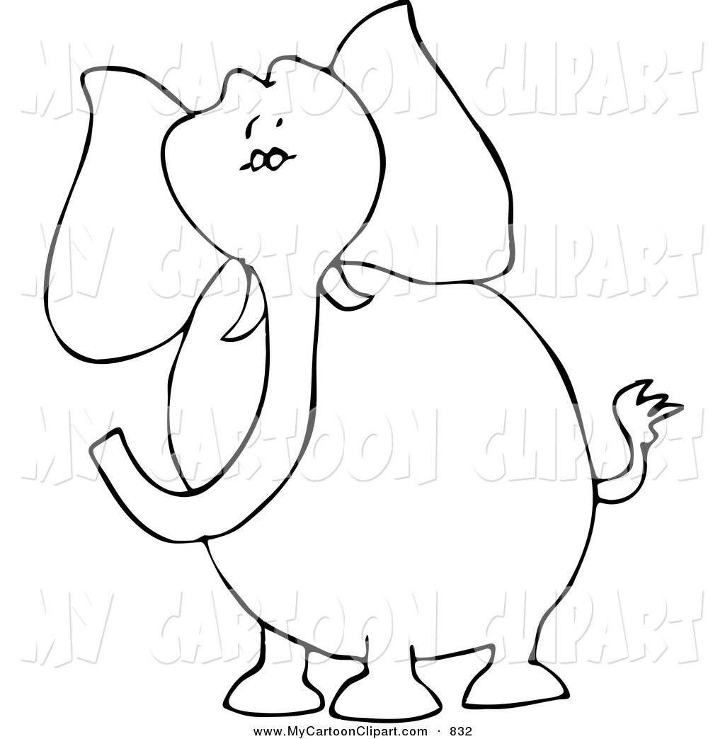 1024x1044 Royalty Free Stock Cartoon Designs Of Elephants