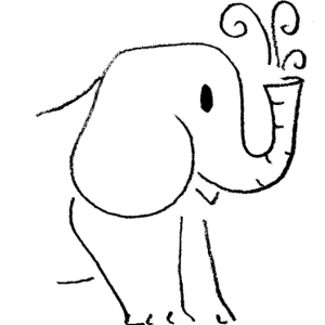 300x300 Elephant Clipart Pink Elephant