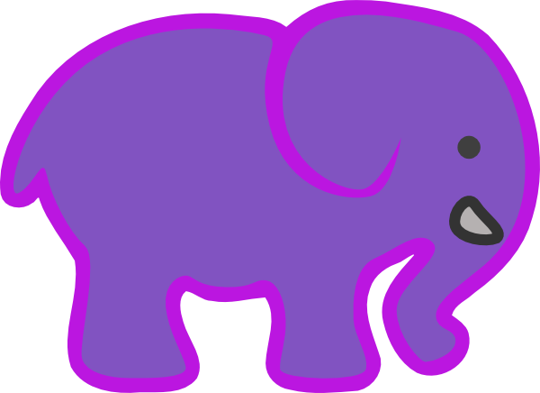 600x436 Baby Elephant Clip Art Clipart Panda