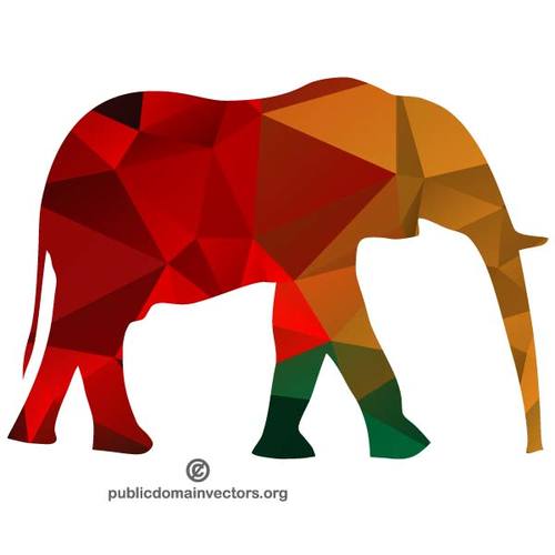 500x500 Elephant Silhouette Clip Art Graphics Public Domain Vectors