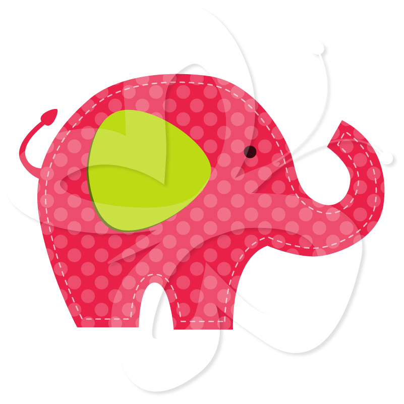 801x801 Cute Elephant Clipart
