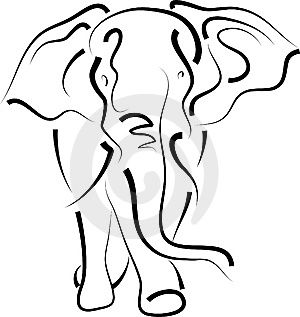300x317 17 Best Ideas About Tribal Elephant Tattoos