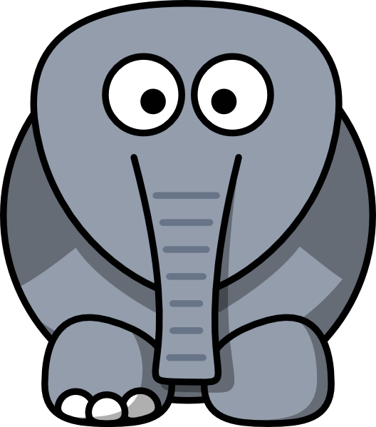 528x599 Larger Clipart Elephant Ear