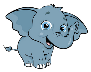 319x254 Face Clipart Baby Elephant