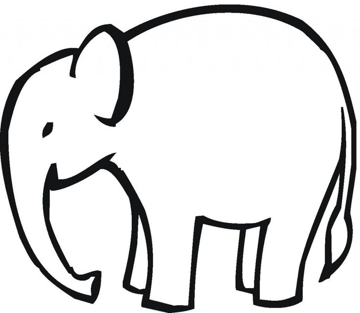 736x640 Baby Elephant Head Clipart Black And White