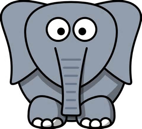 480x436 Elephant Head Clipart Free Clipart Images 2