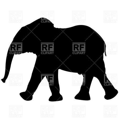 453x453 Elephant Head Icon Royalty Free Vector Clip Art Image