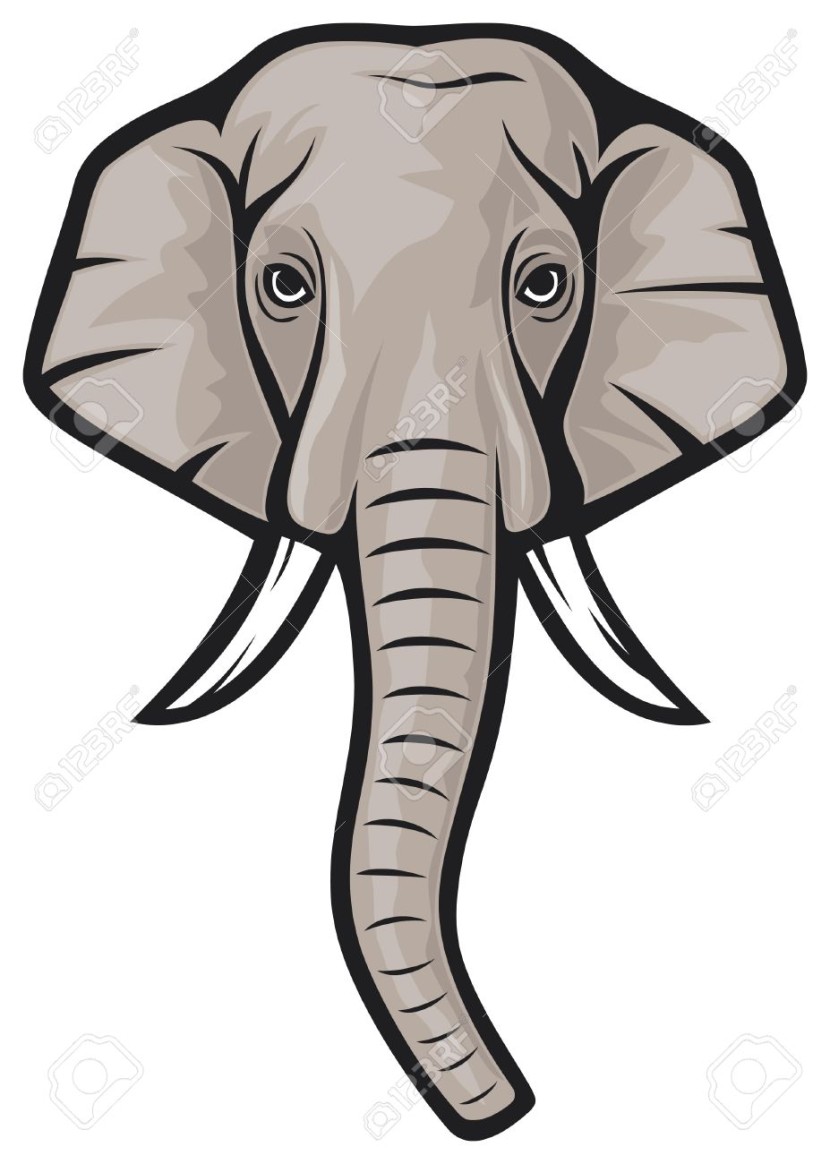 830x1164 Trunk Clipart Elephant Head