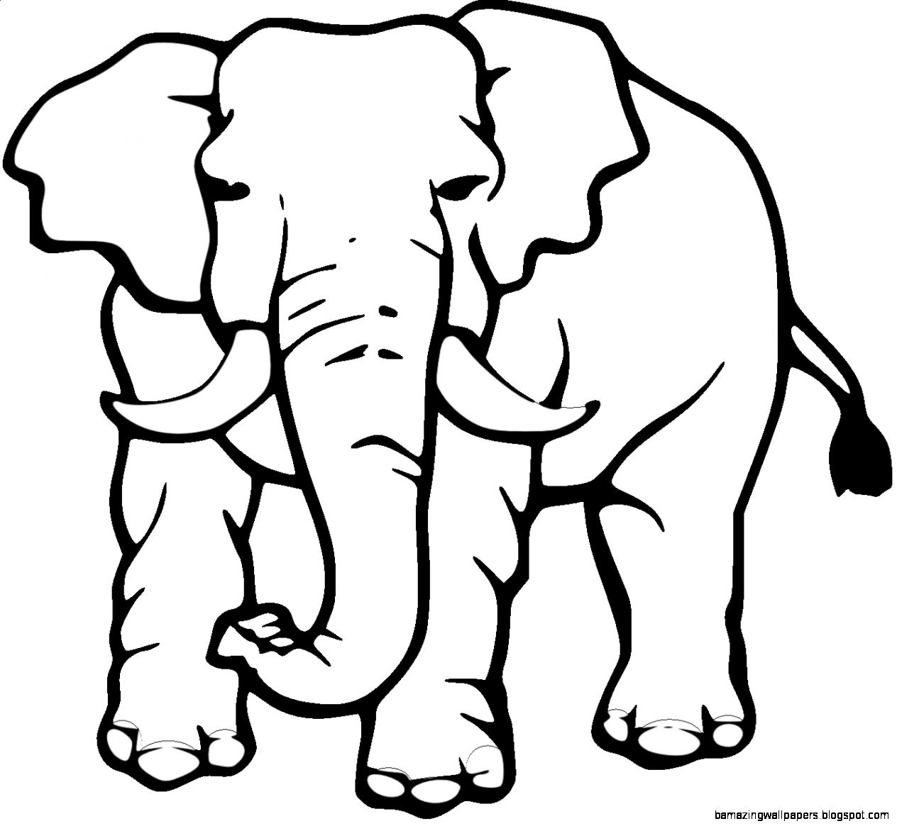 1264x1165 Best Elephant Clipart Black And White