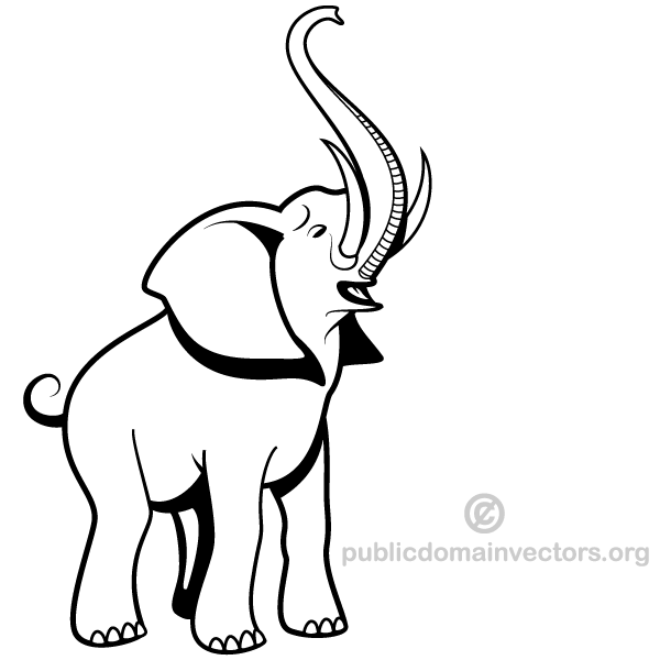 600x600 Elephant Vector Download 123freevectors