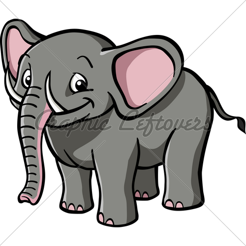 500x500 Cartoon Elephant Trunk Images Adultcartoon.co