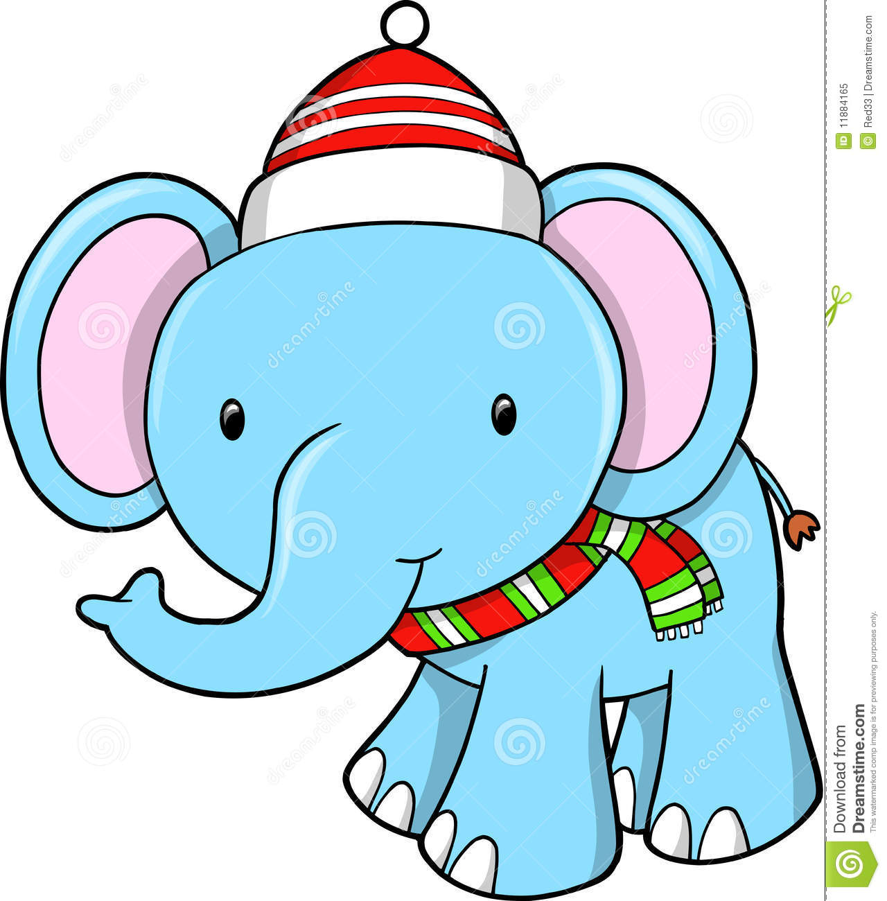 1280x1300 Christmas Elephant Clip Art Clipart