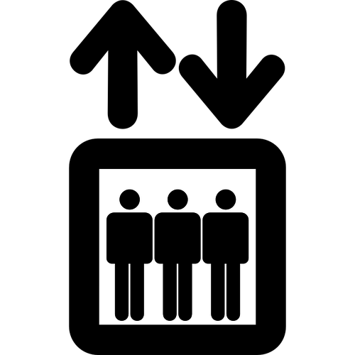 500x500 Lift Sign Vector Image Public Domain Vectors