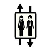 170x170 Royalty Free Elevator People Clip Art