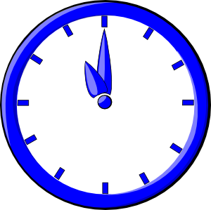300x299 Clock Clip Art