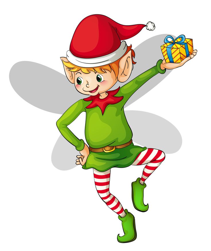 736x876 Elf Clipart Excited
