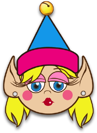 340x463 Elf Face Clip Art Clipart